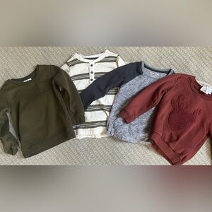 Tommy Bahama Kids Long Sleeve Henley and Raglan Tees